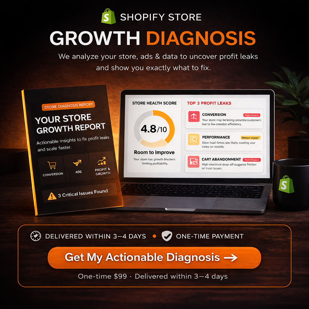 Detailed Diagnosis for Shopify store